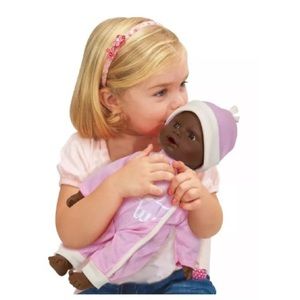 African American Baby Doll Black NEW Soft Body